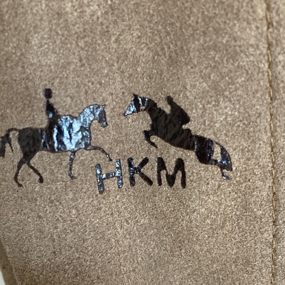 HKM Womens Plaid Brown Equestrian Riding Pants Size US 30 Stretch Classic - Picture 2 of 16